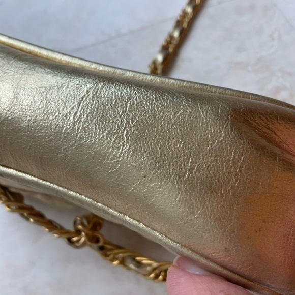 French Design Inspired Quilted Leather Crossbody Purse - Picture 2 of 6